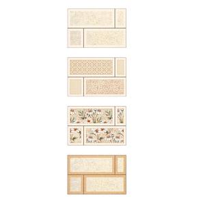 Material de construcción Baño esmaltado Baño Pared Azulejos 3D Baño Cerámica Azulejos de pared 300x450mm - Product Image 4