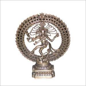 Natraj-estatua de baile antigua de latón, estatua hecha a mano para decoración del hogar, estatua de baile de latón indio Religioso - Product Image 4