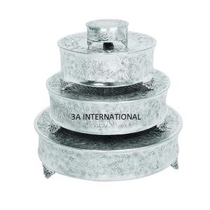 Handcrafted Party Decoration <b>Cake</b> Server <b>Cake</b> <b>stands</b> <b>Three</b> <b>Tier</b> <b>Cake</b> Decorative <b>Cake</b> <b>Stands</b> White Color <b>Three</b> <b>Tier</b> <b>Cake</b> <b>Stand</b> - Product Image 5