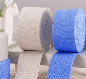 100% bông Twill băng dệt tăng cường băng cho Túi giày nhà dệt bền vững và thân thiện với môi - Product Image 6