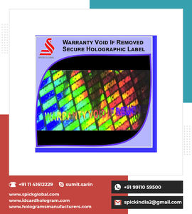 Étiquettes autocollantes adhésives PET holographiques 3D personnalisées Forme et garantie Sceau hologramme pour l'électronique grand public - Product Image 3