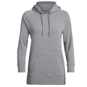 Nouveau design – Sweat à capuche tricoté pour femme, grande taille, manches longues, 100 % coton, doublé, anti-plis, séchage rapide, idéal pour l'hiver - Product Image 5