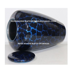 Urnes funéraires noires et nuages bleus de style américain de meilleure qualité du fabricant indien de fournitures funéraires - Product Image 5