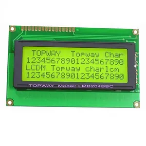 20X4 Karakter Lcd Display Alfanumerieke Monochroom Lcd Module (LMB204B)