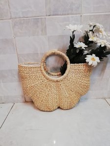ขายส่งกระเป๋าถือผักตบชวาตะกร้าผักตบชวากระเป๋าแขวนเวียดนาม2021 - Product Image 6