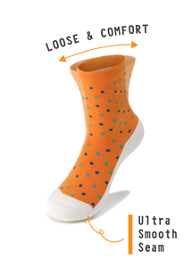Antibacterial Diabetic Men's Seamless Crew <b>Socks</b> with Non-Binding Top Breathable Summer Fashion Design Non-Slip - Product Image 3