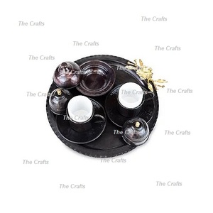 Iron Black Color Tea Sugar And Milk <b>Pot</b> Customized Size And Shape Tea Set For Home Hotel And Restaurant Use - Product Image 1