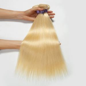Extensions de cheveux indiens Remy de haute qualité 613 faisceaux de cheveux humains de qualité blonde - Product Image 3