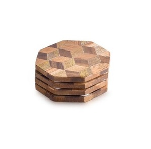 New Superior Finished <b>Wood</b> Tea Coaster Wholesale Exporter custom <b>wood</b> coaster Manufacturer and Supplier from India - Product Image 4