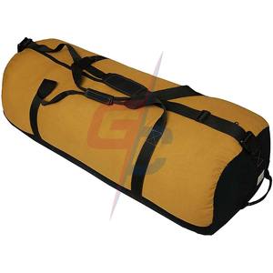 Grand sac polochon en toile robuste tout usage, sac polochon d'extérieur avec fermeture éclair sur toute la longueur pour l'extérieur - Product Image 6