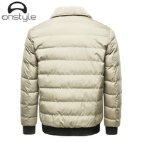 Blouson d'hiver décontracté pour homme, style universitaire, respirant, coupe-vent, écologique, antibactérien, couleurs personnalisables, 100% coton