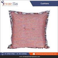 Housse de coussin décorative moderne en coton 100 % au design géométrique, durable, pour canapé, salon et extérieur - Grande Vente