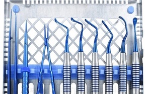 Kit básico de microcirugía oral, juego de cirugía periodontal, kit de instrumentos dentales azul titanio, herramientas - Product Image 3