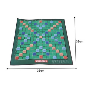 Gioco da Tavolo Classico dei Crocigrammi per Famiglie, Bambini e <span class=keywords><strong>Adulti</strong></span>, Gioco Educativo di Puzzle con Lettere - Product Image 4