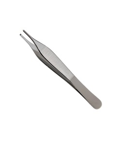 Adson Delicate Micro Tissue Forceps 1x2 Dientes Manual Instrumento Quirúrgico - Product Image 6