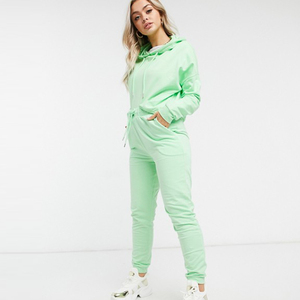 Wholesale Women's Pullover Hoodie With <b>Matching</b> <b>Jogger</b> Pants Streetwear Tracksuits <b>Set</b> - Product Image 4