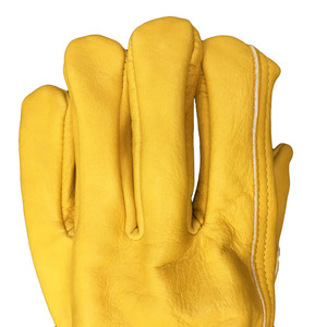 ถุงมือคนขับหนังวัวลายเนื้อวัสดุหลักนิ้วหัวแม่มือ - Product Image 2