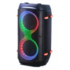 LINGE 6.5'x2 50W LG-608B TWS outdoor Portable PartyBox 110 Karaoke Speaker Wireless party sound speaker