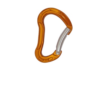 Aluminum Bent Light Gate 24KN Mountain Climbing Carabiner - Product Image 1