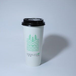 In LOGO Tùy Chỉnh 8, 12, 14,16, 22 Ounces Chất Lượng Cao In Màu Nước Ép Trái Cây Đồ Uống Lạnh Cốc Giấy Dùng Một Lần Toàn Bộ - Product Image 6