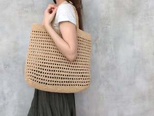 Handmade Bất Raffia Túi Từ Việt Nam - Product Image 3