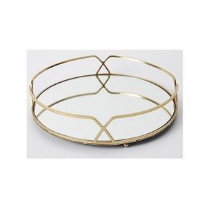 Greatest Quality Metal And Mirror Food <b>Tray</b> Newest Design <b>Round</b> Shape Dessert Dates <b>Serving</b> <b>Tray</b> For Home Use - Product Image 5