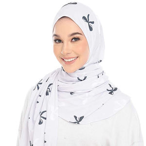 Women Stylish Plain Chiffon Scarf Hijab <b>Wrap</b> Solid Color <b>Shawls</b> Muslim Hijab Accessories Scarf Hijab - Product Image 3