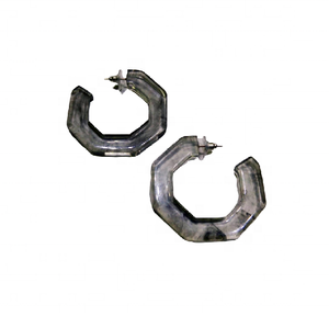 Artesanías de calidad 2022, nuevos pendientes de gota con incrustaciones de resina a la moda para mujer, joyería llamativa Lucite acrílica - Product Image 6