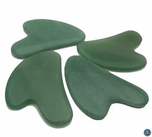 Outils de massage Gua Sha en pierre précieuse naturelle en forme de cœur pour le rajeunissement de la peau, utilisation à domicile - Product Image 6
