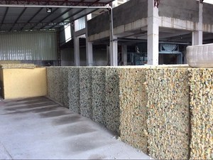 Tái chế rebond <span class=keywords><strong>Polyurethane</strong></span> bọt khối thân thiện với môi tấm nhựa sản phẩm - Product Image 3
