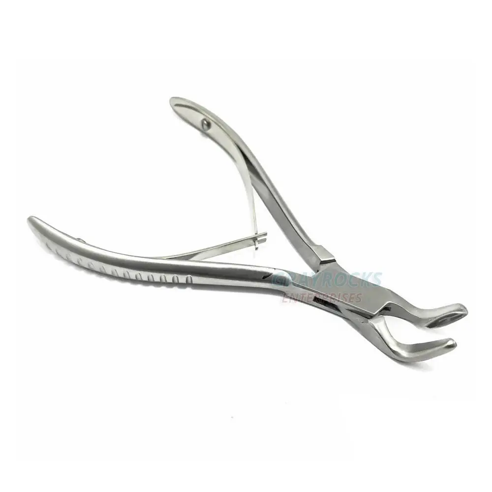 Blumenthal Rongeurs 15 cm 80 Degree Curved Cutting Forceps Bone Surgical Instruments