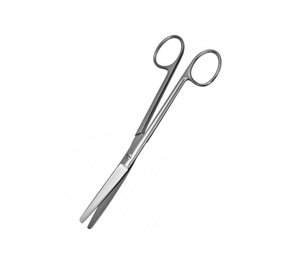 High Quality Surgical Instruments Fergusson Surgical Standard <b>Scissors</b> 18.5 cm <b>Curved</b> And Sharp Stainless Steel German Grade - Product Image 3