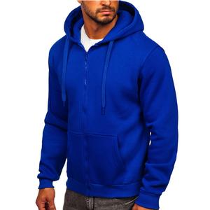 เสื้อฮู้ดผ้าฝ้ายแบบสวมหัวสำหรับผู้ชายเสื้อสเวตเตอร์ไม่มีลายพิมพ์ดิจิตอล - Product Image 2