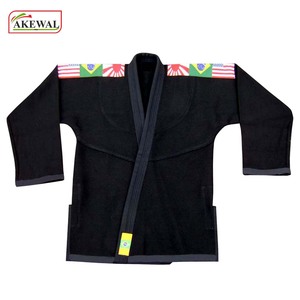 Professional Unisex 100% High Quality Cotton Jiu Jitsu BJJ Brillizian Uniforms Customized Embroidery Work <b>Karate</b> <b>Equipment</b> - Product Image 5