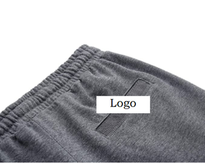 Pantalones cortos elásticos de punto para hombre, Shorts de algodón, informales, con cordón, para correr en el gimnasio - Product Image 5