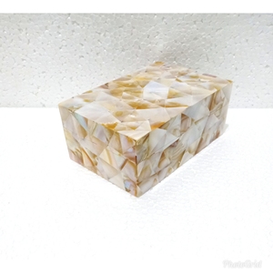 Boîte mère de perles, boîte à franges décorative, coquillage - Product Image 5