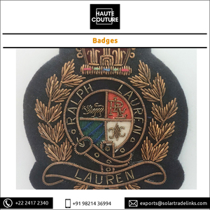 Llamativo diseño personalizado OEM marca bordado a mano hecho a mano coser lingotes Kora cobre antiguo insignias emblemas - Product Image 5