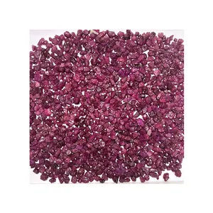 Cor rosa reddish, cor 100% natural 1-3 carat africano johnson rubi áspero pedra preciosa solta preço de fábrica direta
