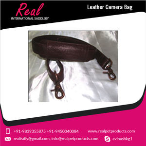 Quantité en vrac approvisionnement Top Notch qualité véritable sellerie internationale en cuir souple sac pour appareil photo motif personnalisé acheter leader - Product Image 5