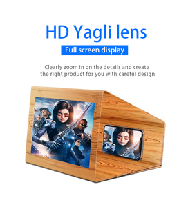 2024 Dropshipping 12 pulgadas escritorio plegable HD Video soporte <span class=keywords><strong>de</strong></span> madera 3D ampliado teléfono móvil pantalla lupa <span class=keywords><strong>amplificador</strong></span> - Product Image 2