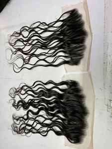 Extensiones de cabello Remy virgen indio de la mejor calidad, onda profunda Frontal 13X4 13X6, onda natural, cabello crudo, envío gratis - Product Image 5