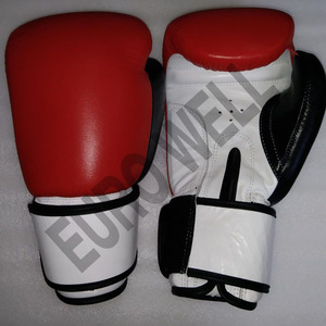 Gran calidad precio barato al por mayor logotipo personalizado guantes de boxeo entrenamiento cuero de vaca moda boxeo guantes MMA - Product Image 3