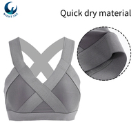Sujetador Deportivo Reversible de Neopreno para Mujer, Logotipo Personalizado, Transpirable, Elástico en Cuatro Direcciones, Impermeable, Antibacteriano, Resistente al Viento, Talla Grande