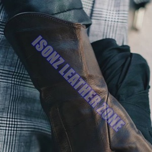 Guantes de invierno de piel de oveja genuina, guantes de cuero cortos de encaje de hoja de loto con puño suave para viajes en la playa al aire libre, cómodos y lisos diarios - Product Image 2