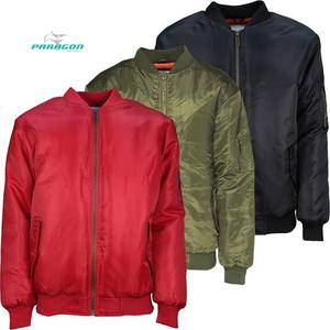 Chaqueta bomber Lisa roja personalizada para hombre - Product Image 5