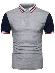 Polos pour hommes à col multicolore de style unique avec logo personnalisé à vendre doux et confortable pour l'été - Product Image 6
