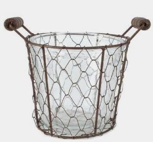 Cesta de almacenamiento de Metal de gran venta para el hogar, Hotel, cesta de almacenamiento de ropa, cesta decorativa galvanizada, accesorios de cocina - Product Image 4