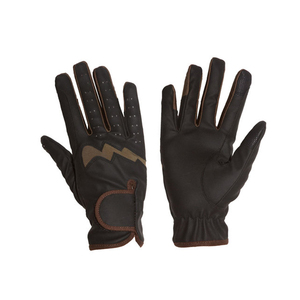 Guantes de cuero ecuestres de élite invierno precisión fina microtela personalizada carreras seguridad deportes equipo OEM - Product Image 5