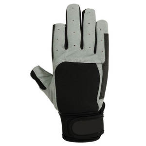 Gants de voile sans doigts en cuir et latex respirants et légers de haute qualité avec logo personnalisé, anti-UV, antidérapants, services OEM/ODM - Product Image 6