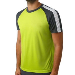 Ropa Deportiva para Gimnasio, Suéter, Camisetas para Hombre, Talla Grande, Manga Corta, Cuello Redondo, Jersey de Poliéster/Algodón, Antiarrugas en la Parte Delantera - Product Image 3